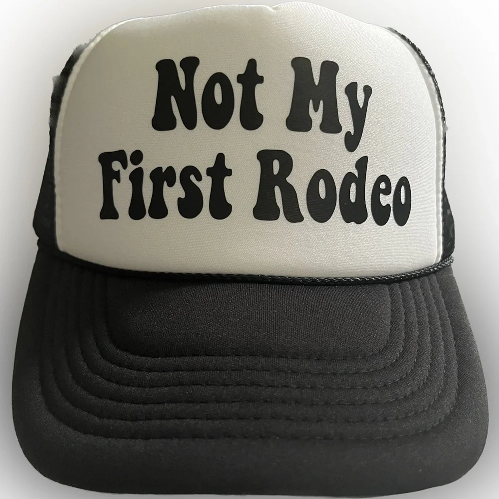 Not My First Rodeo Trucker Hat - Picture 3 of 4
